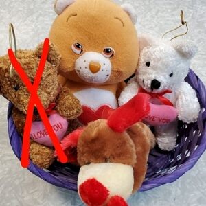 🧸🧸🧸🐕❤ Plush stuffed animals set w/ Carebear